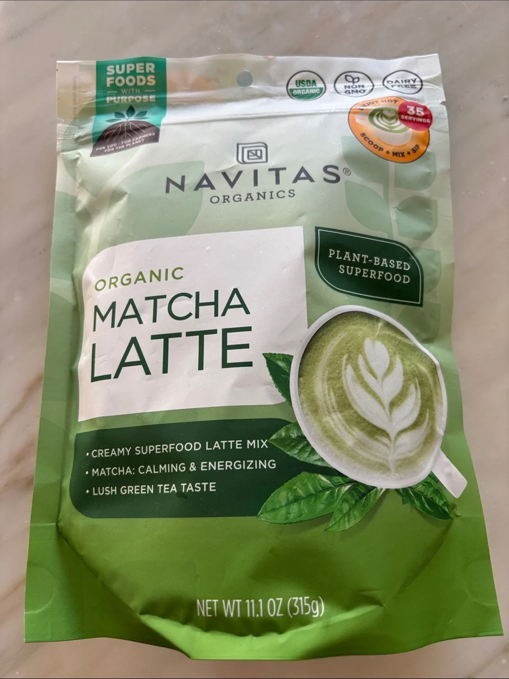 Organic Matcha Latte - Green